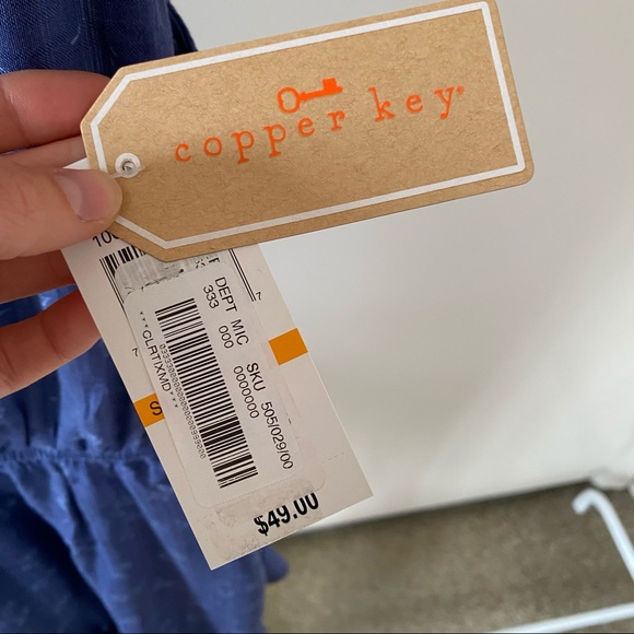 NEW✨Copper Key • Blue Sun Dress - Picture 2 of 7